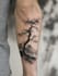 custom an abstract black tattoo design