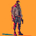 create cyberpunk character art