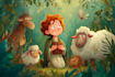draw children book illustrations