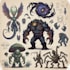 draw character designs for monsters