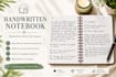 handwrite notes, assignments, letters in neat handwriting