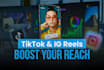 do viral short form video editing for tiktok, instagram reels and youtube shorts