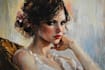 draw realistic digital oil portrait painting
