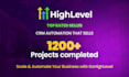 be gohighlevel CRM, sales funnel, ai automation, ghl website expert