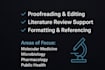 edit and proofread medical and research documents