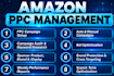 be your amazon ppc expert, setup and optimize ads, sponsored ppc campaighs