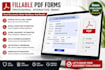 create interactive fillable PDF forms with adobe acrobat pro