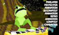 create ps1 ps2 n64 style 3d lowpoly pixelated animation for retro indie projects