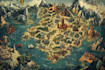 create fantasy map illustration