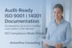 write you an iso9001 quality manual
