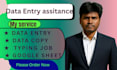 do accurate data entry, web research, and copy paste tasks