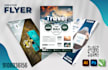 design a creative flyer for event, corporate, food and party