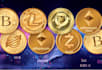 design modern crypto, meme, gold, cryptocurrency, bitcoin, token logo