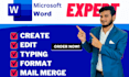 format microsoft word and excel documents professionally