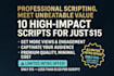 writing self improvement scripts that spread like wildfire