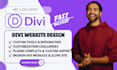 be divi theme expert, divi builder, divi customization, redesign divi website