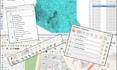 digitize maps and fix topological error using qgis