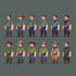 create simple 2d game characters