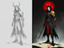 create dark art illustration