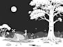 do black and white  illustration