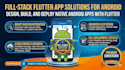 develop a complete full stack flutter app with backend