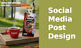 design creative and engaging social media posts for coffee brand or cafe