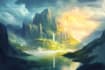 do fantasy landscapes and scenery art