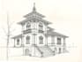hand draw architectural sketches interior and exterior