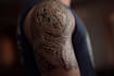 draw human designed tribal and polynesian tattoos