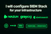 setup graylog wazuh, suricata, elasticsearch, siem, elastic