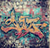 paint real graffiti art on the street wall