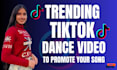 create fire tiktok dance video on your song