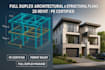 create full architectural and structural duplex plans with 3d revit