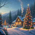 do christmas themed illustration for you