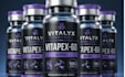 design peptide vial label, supplement label, product label with 3d mockup