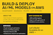 build deploy ai and ml models on AWS cloud using sagemaker, bedrock, and pyton