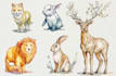 draw animals in cartoon style