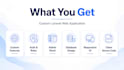 create a custom laravel business web application