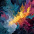 paint digital professional abstract art by hand