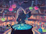 design fantasy spellcaster and magic characters