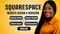 do squarespace website design redesign squarespace website development