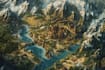 draw fantasy map dnd world map game map design