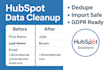 remove duplicates and clean your hubspot CRM for better automation