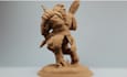 sculpt 3dwarrior dnd miniatures, fantasy tabletop rpg, custom design figures stl