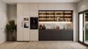 design kitchen interior in 3d and render