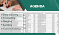 clean, format, split, merge excel data