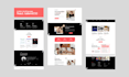 create custom landing page using react and tailwindcss