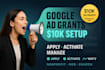 apply, set up and manage google ad grants for nonprofits