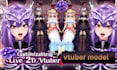 design and rig anime live2d vtuber model for vtube studio