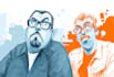 draw a professional cartoon and comic art
